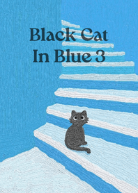Black Cat In Blue 3