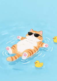 Relaxing by the sea in the summer. 5