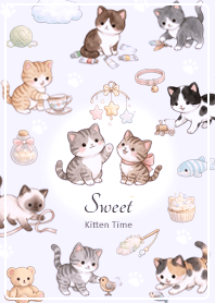 Purple - Fluffy Cat Day