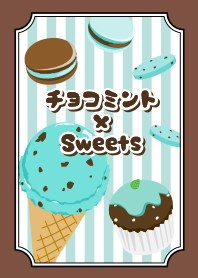 チョコミント×スイーツ