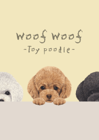 Woof Woof - Toy poodle - CREAM YELLOW