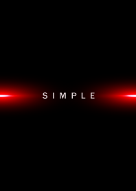 SIMPLE-RED LIGHT-BLACK 7