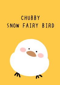 CHUBBY SNOW FAIRY BIRD-ORANGE