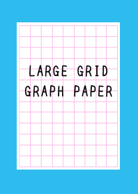 LARGE PINK GRID GRAPH PAPER-BLUE-GREENj