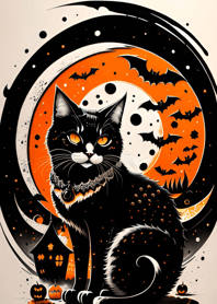halloween cat 54d7b8