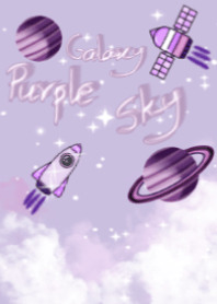Galaxy Purple Sky