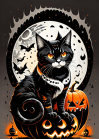 halloween cat 6B2cC2