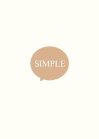 beige. cream. simple.
