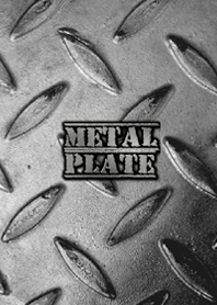 Metal plate that shines in cool