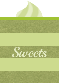 Sweets 002 (Matcha cake-White-YGR L)