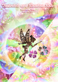 Tinkerbell and Rainbow Rose2