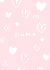 Simple Much heart pink