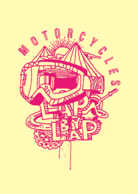 LAP BY LAP/off-road bike yellow x pink