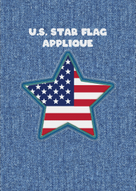 U.S. Star flag Applique 67
