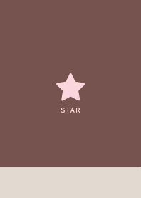 Lucky Star - Beige&Pink - Antique Brown