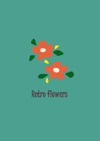 Retro flower theme 6