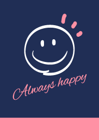 Always happy -Navy&Pink 11-