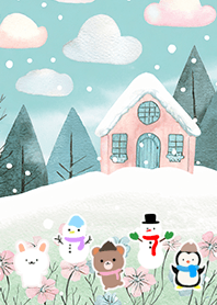 可愛い北欧風着せかえ(Winter-1013)