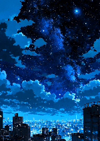Night city stars