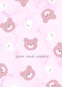 Bear, Rabbit and Marble pinkpurple12_2