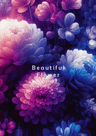Beautiful Flower-BLUE PURPLE 30