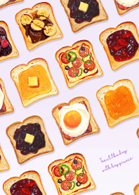 Delicious Toast -  Purple 03