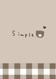 Beige And Check Bear Line Theme Line Store Beige And Check Bear Line Theme Line Store