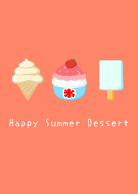Happy Summer Dessert/APRICOT COLOR