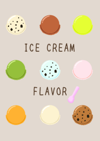 ICE CREAM FLAVOR/BEIGE