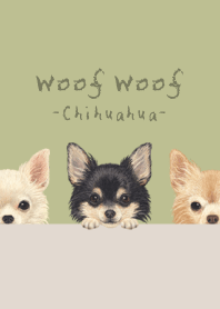Woof Woof - Chihuahua L - MATCHA GREEN