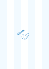 Smile Star =Blue= Stripe