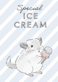 Chinchillas with Ice Cream