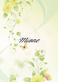 Mione Butterflies & flowers