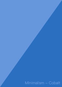 極簡主義 - 鈷藍