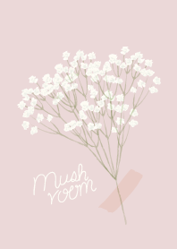 水彩カスミソウピンク