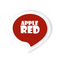 Apple Red Button In White V.3 (JP)