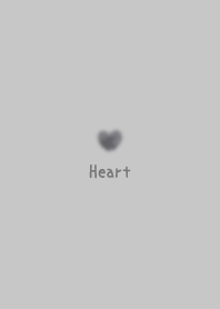 Watercolor Heart *Dullness Gray*