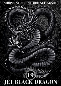 Jet black dragon Golden Lucky 19