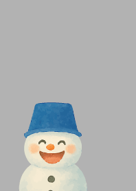 Expressive snowman6 on white