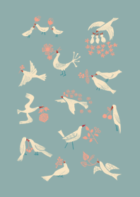 berbagai burung dan bunga 2