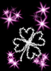 lucky Clover Black pink