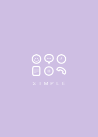 SIMPLE HEART(purple)V.52b