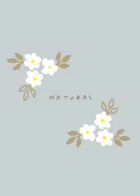 Natural floral darkish Gray4 from Japan