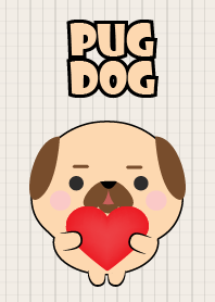 Mini Cute Pug Dog Theme