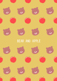 BEAR AND APPLE Theme/DUSTY YELLOW