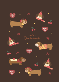 Dachshund Cute : Dark Chocolate