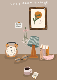 Cozy vintage room