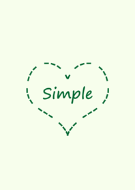 シンプルな愛-愛の点線