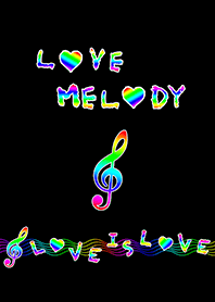 Love melody. (Black)