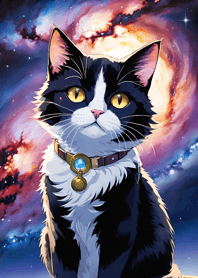 Night Moon Star Cat 4ff61b